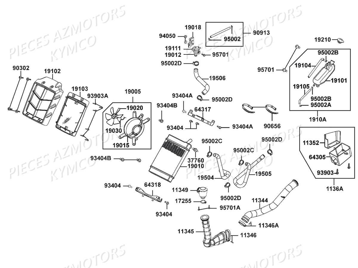 LIQUIDE DE REFROIDISSEMENT MOTUL MOTOCOOL EXPERT (-37Â°C) (1L) pour RADIATEUR-REFROIDISSEMENT de MAXXER 300 SE