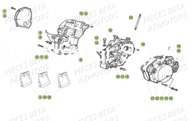 Carter AZMOTORS PiÃ¨ces Beta 50 RR Motard TRACK - 2019