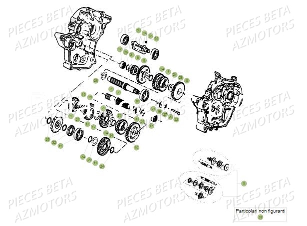 Boite A Vitesses AZMOTORS BETA Motard Standard RR 2T 50 MY19