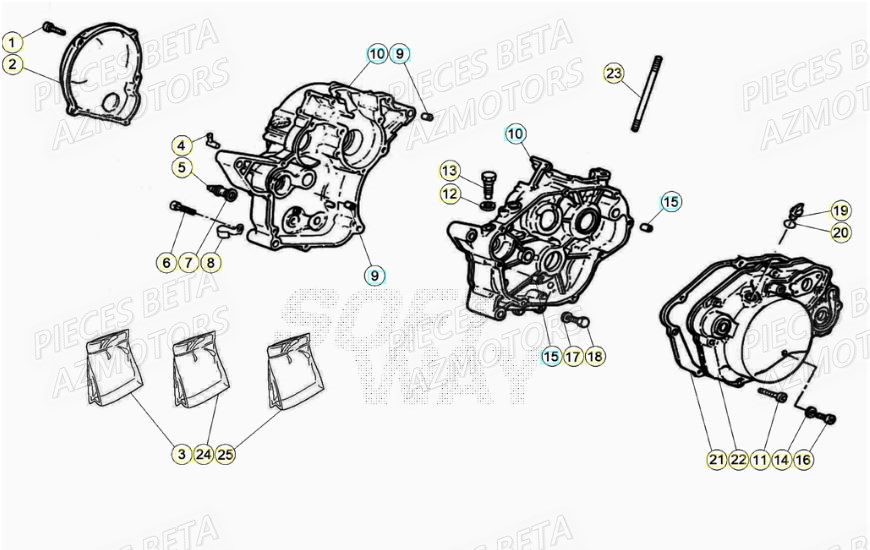 Carter AZMOTORS BETA Motard TRACK R 2T 50 (2020)