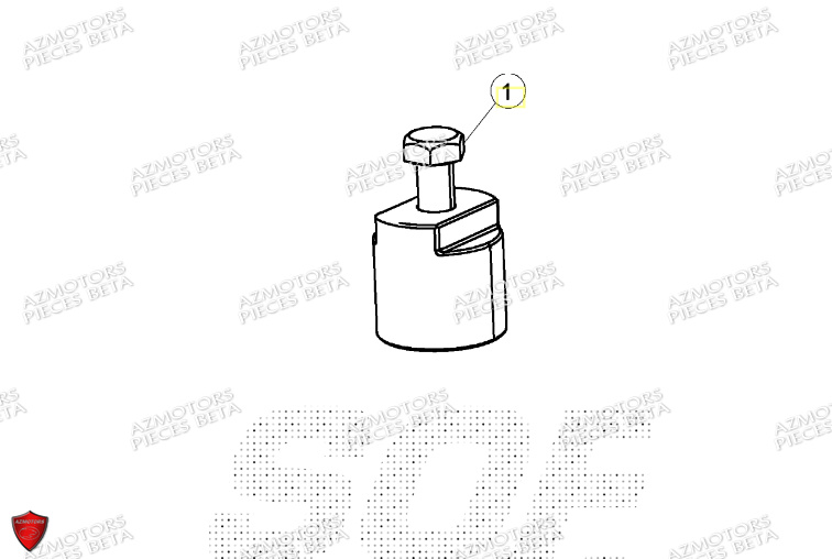 Outillage Special AZMOTORS BETA Motard TRACK BLUE 2T 50 2024
