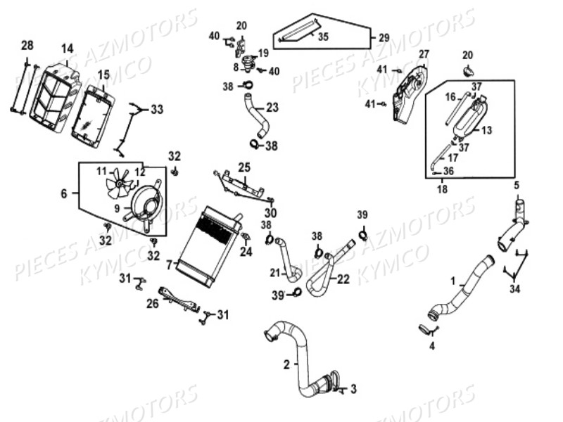 LIQUIDE DE REFROIDISSEMENT MOTUL MOTOCOOL EXPERT (-37Â°C) (1L) pour RADIATEUR de MXU250