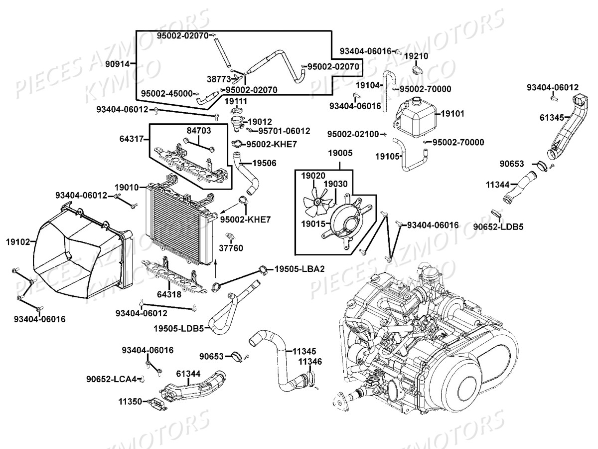 LIQUIDE DE REFROIDISSEMENT MOTUL MOTOCOOL EXPERT (-37Â°C) (1L) pour REFROIDISSEMENT de MXU500T GREENLINE