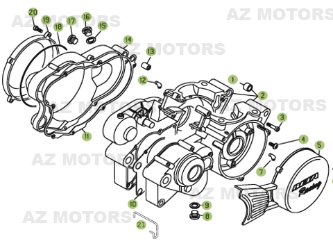 Carter AZMOTORS PiÃ¨ces BETA REV 3-270cc  - [2006]