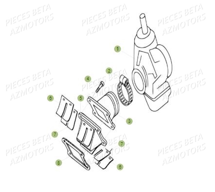 Carburateur AZMOTORS PiÃ¨ces BETA REV 80 - (2016)