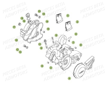 Carter AZMOTORS PiÃ¨ces BETA REV 80 - (2016)