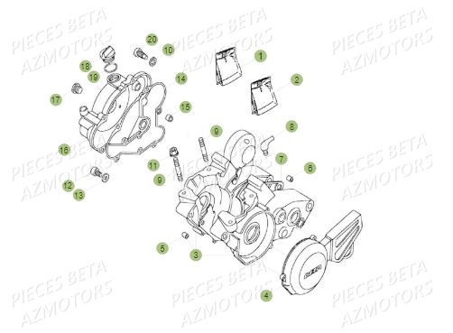 Carter AZMOTORS PiÃ¨ces BETA REV 80 - (2017)