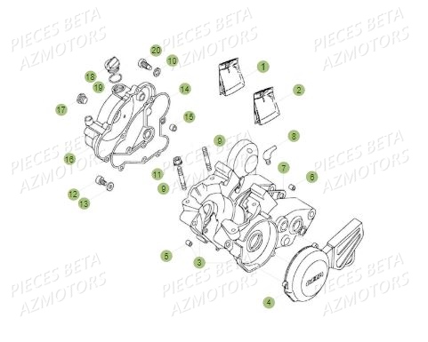 Carter AZMOTORS PiÃ¨ces BETA REV 80 - (2018)