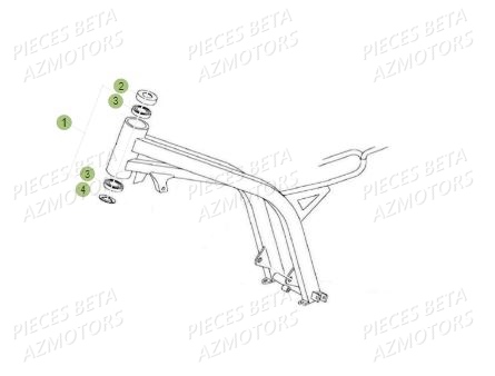Chassis AZMOTORS PiÃ¨ces BETA REV 80 - (2018)
