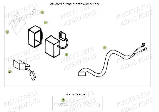 Equipement Electrique AZMOTORS PiÃ¨ces BETA REV 80 - (2018)