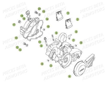 Carter AZMOTORS PiÃ¨ces BETA REV 80 - (2019)