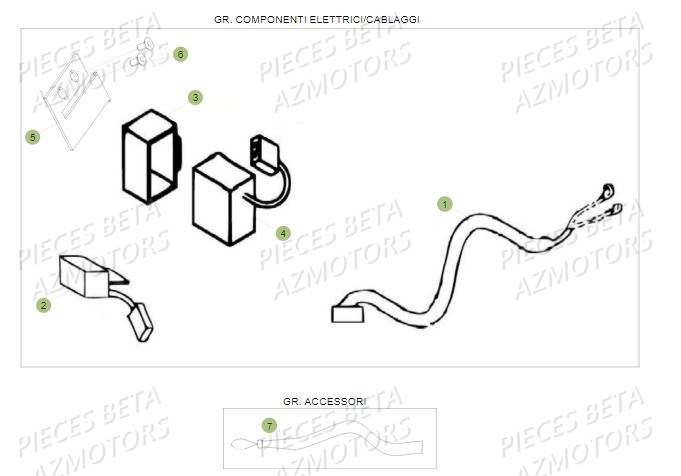 Equipement Electrique AZMOTORS PiÃ¨ces BETA REV 80 - (2019)