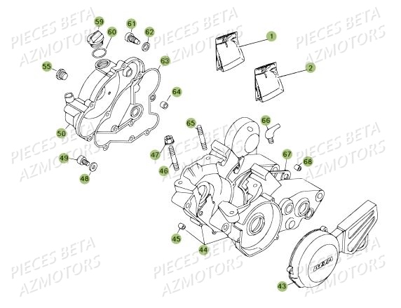 Carter Du N Serie 100001 A 100056 AZMOTORS PiÃ¨ces BETA REV 80 JUNIOR - [2009]