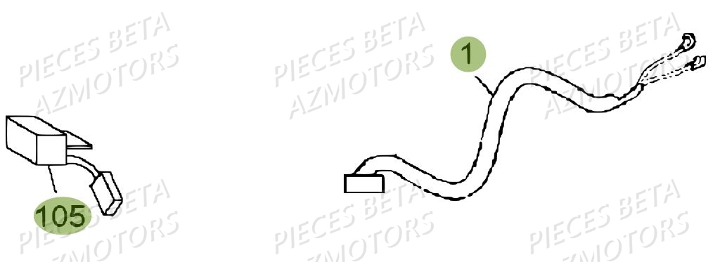 Equipement Electrique Du N Serie 100001 A 100056 AZMOTORS PiÃ¨ces BETA REV 80 JUNIOR - [2009]