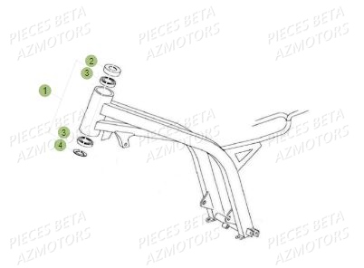 Chassis AZMOTORS PiÃ¨ces BETA REV 80 JUNIOR - (2016)