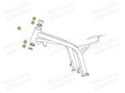Chassis AZMOTORS PiÃ¨ces BETA REV 80 JUNIOR - (2017)