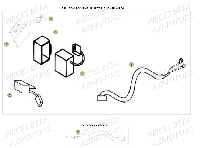 Equipement Electrique AZMOTORS PiÃ¨ces BETA REV 80 JUNIOR - (2018)