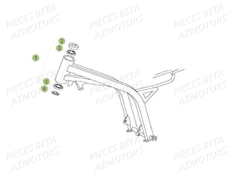 Chassis AZMOTORS PiÃ¨ces BETA REV 80 JUNIOR - (2019)