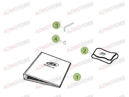 Sacoche A Outils AZMOTORS Pieces BETA RR 2T 250 - (2017)