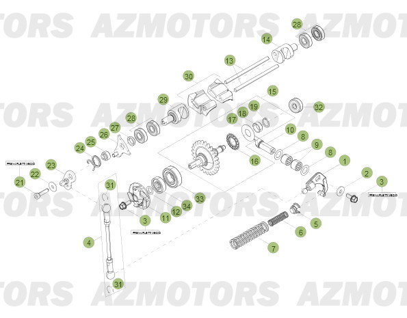 Installation De Refroidissement AZMOTORS PiÃ¨ces BETA RR 2T 250 - (2013)