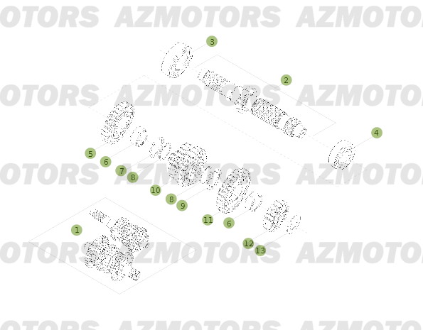 Boite A Vitesses AZMOTORS PiÃ¨ces BETA RR 2T 250 - (2014)