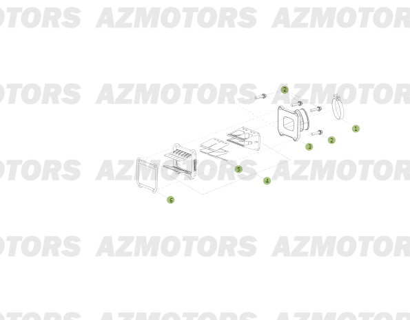 Carter 4 AZMOTORS PiÃ¨ces BETA RR 2T 250 - (2014)
