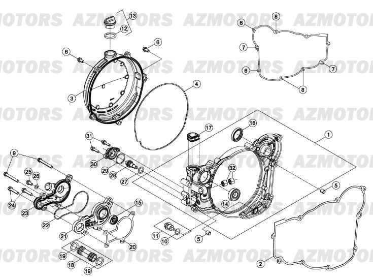 Carter Du No Serie 700001 A 700789 AZMOTORS PiÃ¨ces BETA RR 2T 300 - (2013)