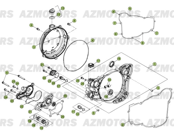 Carter Du No Serie 700790 A 749999 AZMOTORS PiÃ¨ces BETA RR 2T 300 - (2013)