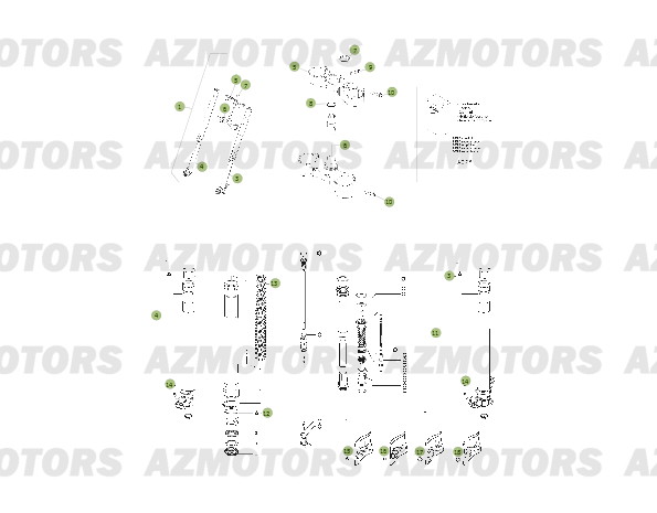 Fourche Du No Serie 750000 A 759999 AZMOTORS PiÃ¨ces BETA RR 2T 300 - (2013)