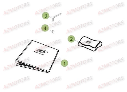 Sacoche A Outils AZMOTORS Pieces BETA RR 2T 300 - (2017)