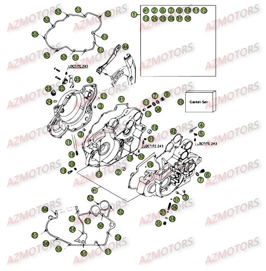 Carter AZMOTORS PiÃ¨ces BETA RR 4T 400 - [2006-2005]