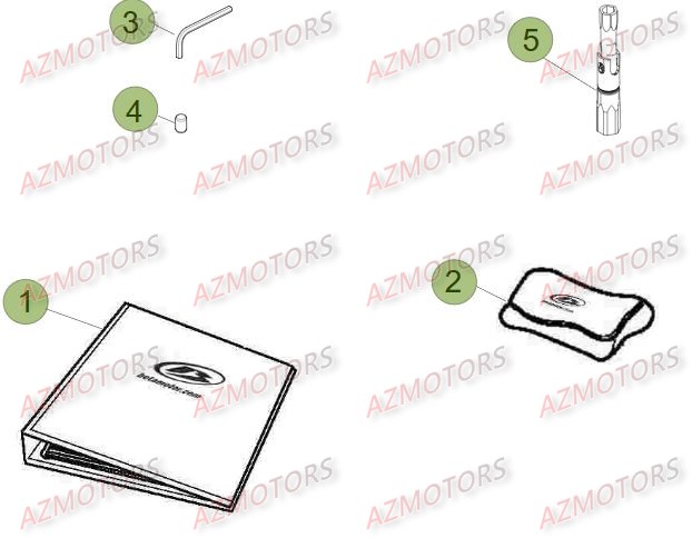 Outillage Special 2 AZMOTORS PiÃ¨ces Beta RR 4T 400 Enduro - 2010