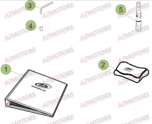 Outillage Special 2 AZMOTORS PiÃ¨ces Beta RR 4T 400 Enduro - 2012