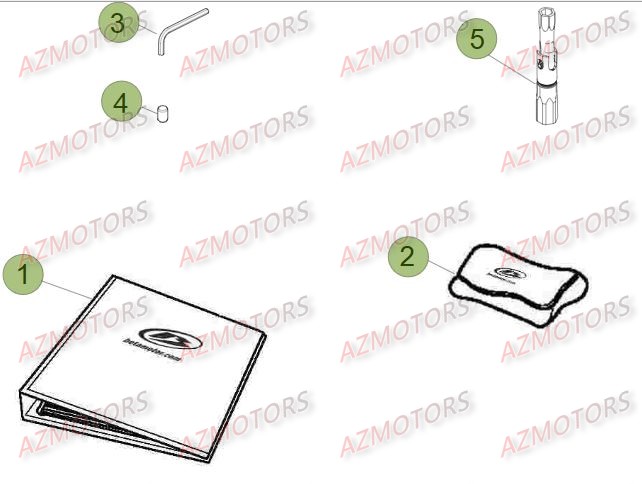 Outillage Special 2 AZMOTORS PiÃ¨ces Beta RR 4T 498 Enduro - 2012