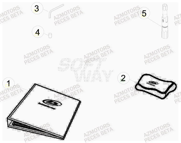 Manuel AZMOTORS PiÃ¨ces BETA RR 450CC FACTORY 4T - [2011]