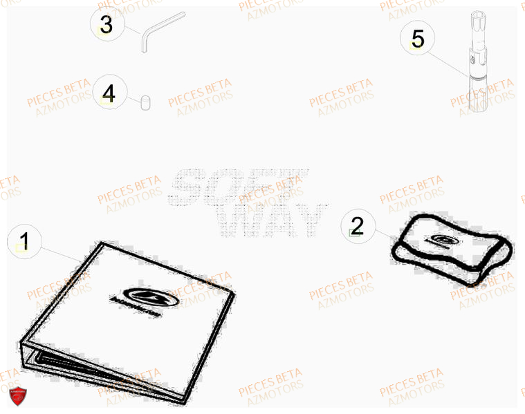 Manuel AZMOTORS PiÃ¨ces BETA RR 520CC FACTORY 4T - [2011]