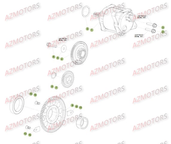 Demarrage Electrique AZMOTORS PiÃ¨ces Beta RR 4T 390 Enduro - 2015