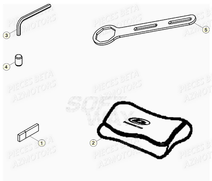 Manuel AZMOTORS PiÃ¨ces RR 125 2T - 2022