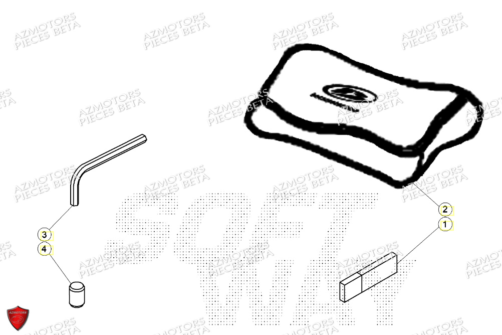 Outillage Special AZMOTORS PiÃ¨ces Beta ENDURO RR 125 4T R 2024