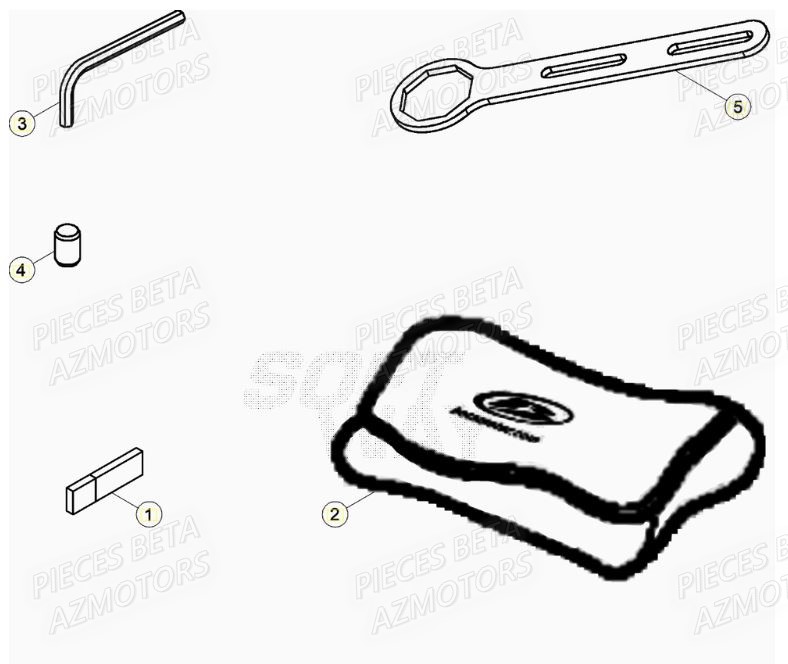 Manuel AZMOTORS Pieces Beta RR 200 2T - 2022