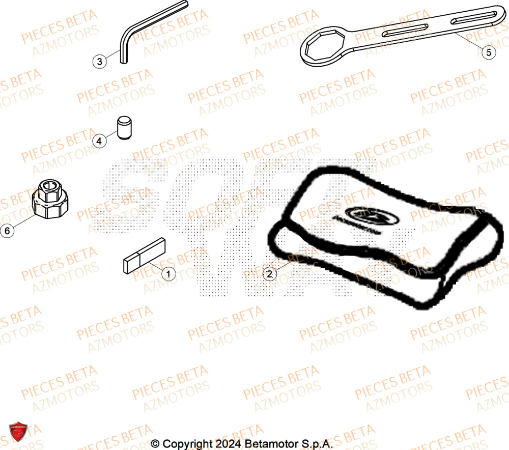 Outils AZMOTORS PiÃ¨ces RR 200 RACE 2T - 2025