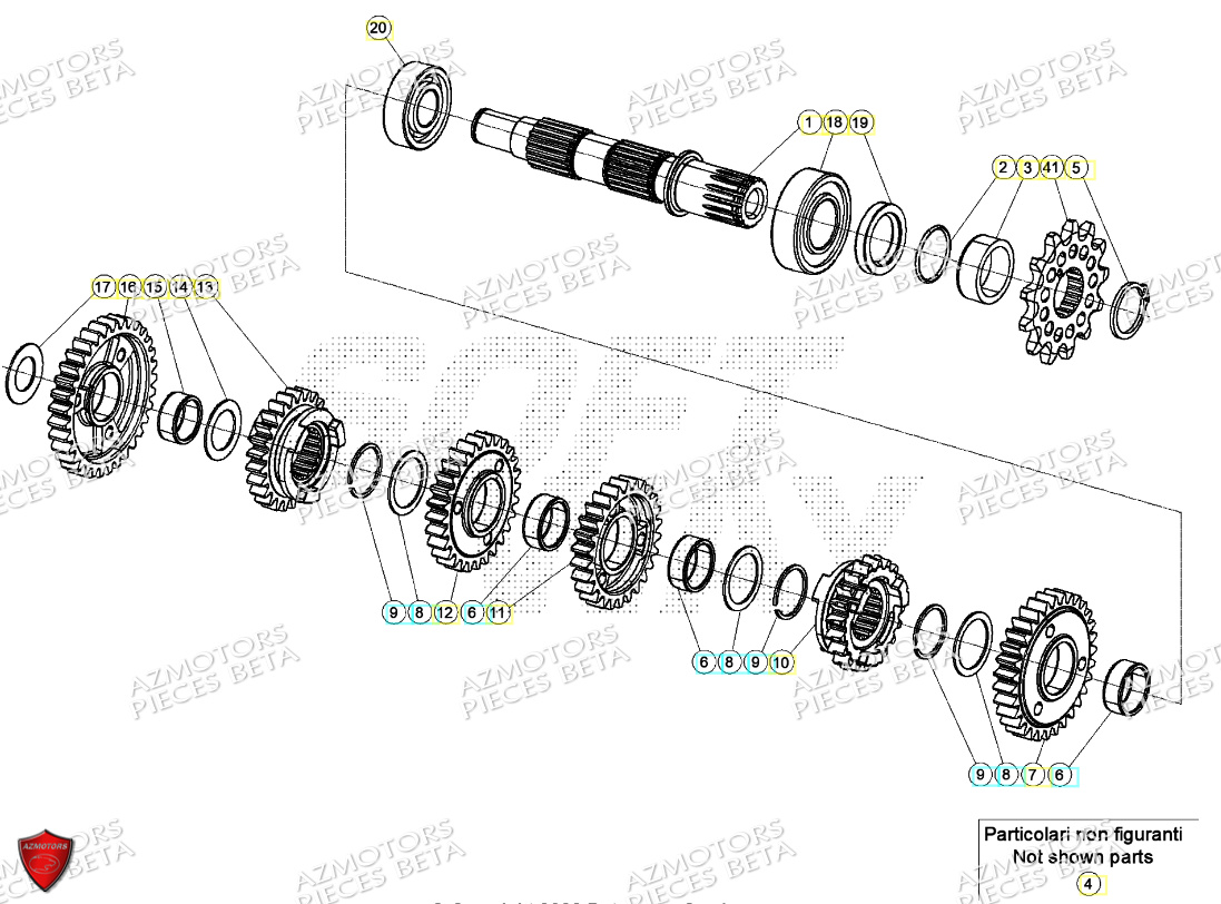 Boite  A Vitesses Psb AZMOTORS PiÃ¨ces RR 200 RACING 2T - 2024