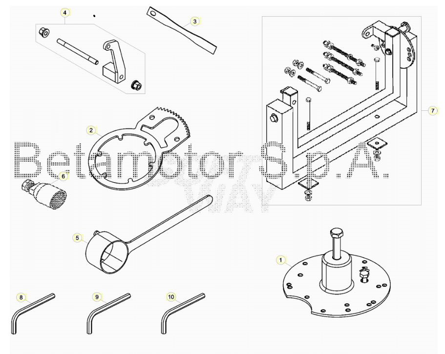 Outils AZMOTORS Pieces BETA RR RACING 2T 250 - (2018)