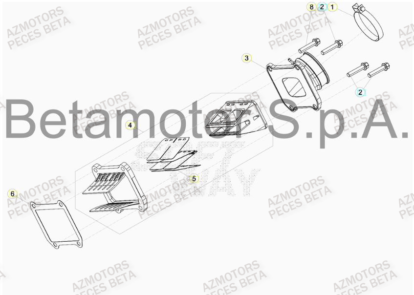 Admission AZMOTORS Pieces BETA RR 2T 300 HOLCOMBE REPLICA - (2019)