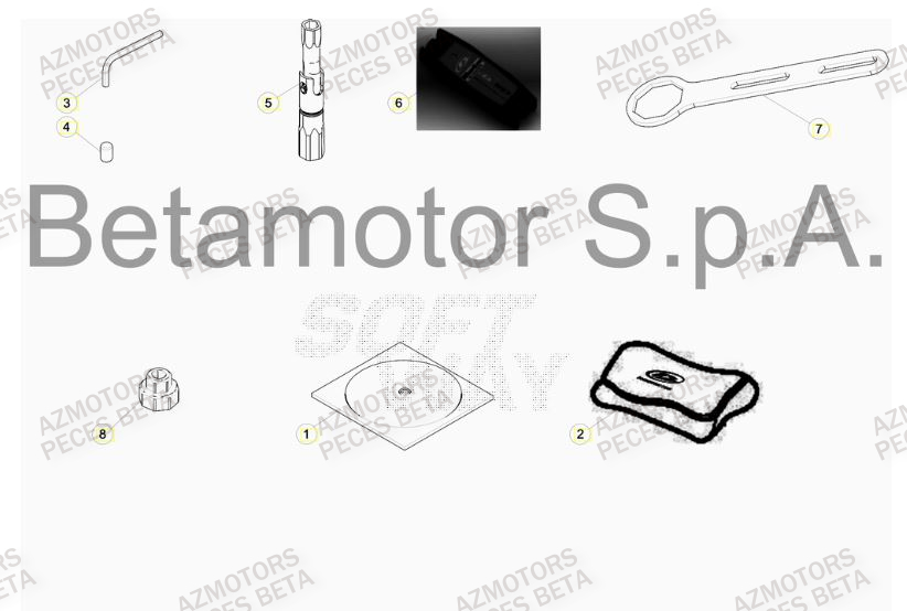 Manuel AZMOTORS PiÃ¨ces BETA RR 4T 350 RACING - (2016)

