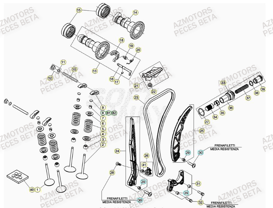 BOUCHON ARBRE COUVERCLE D EMBRAYAGE - BETA pour DISTRIBUTION de RR 350 RACING 21