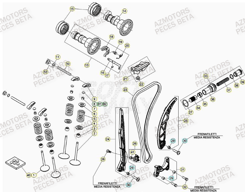 BOUCHON ARBRE COUVERCLE D EMBRAYAGE - BETA pour DISTRIBUTION de RR 350 RACING 23