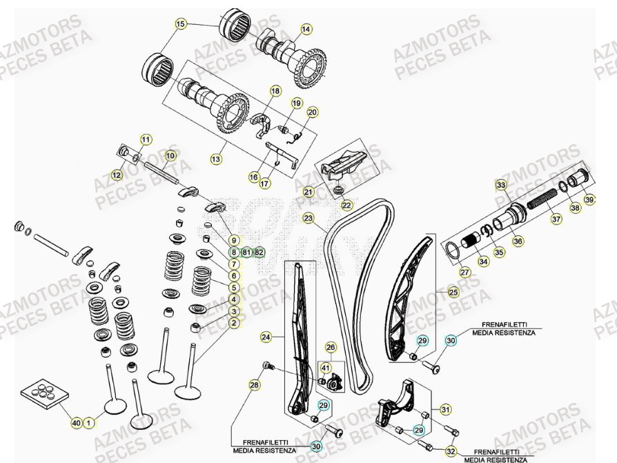 BOUCHON ARBRE COUVERCLE D EMBRAYAGE - BETA pour DISTRIBUTION de RR 390 RACING 21