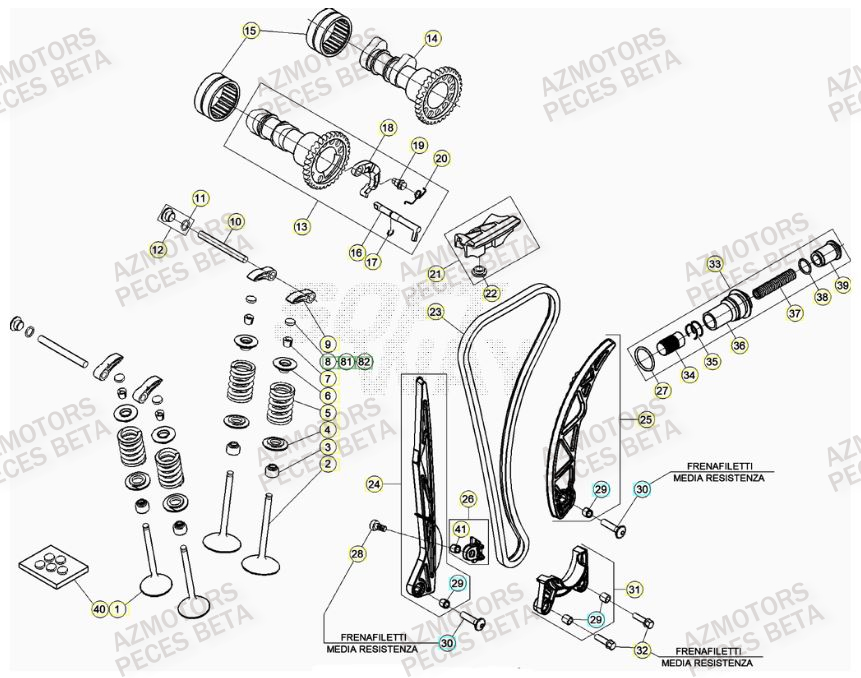 BOUCHON ARBRE COUVERCLE D EMBRAYAGE - BETA pour DISTRIBUTION de RR 430 RACING 23