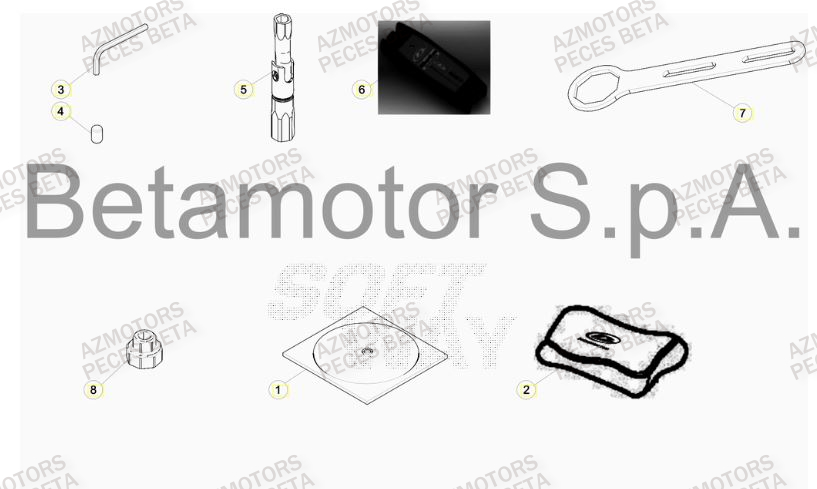 Manuel AZMOTORS PiÃ¨ces BETA RR 4T 480 RACING - (2016)

